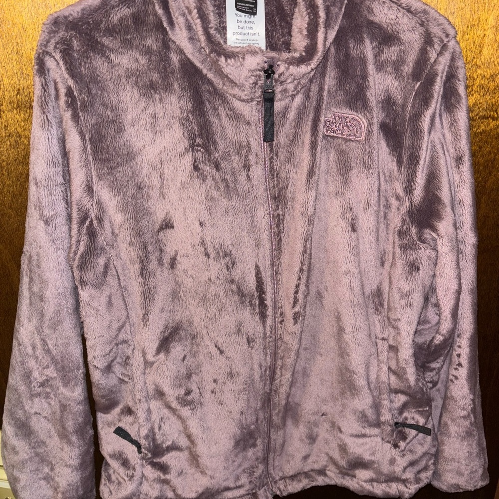 The North Face Women's Soft Mauve Teddy Jacket